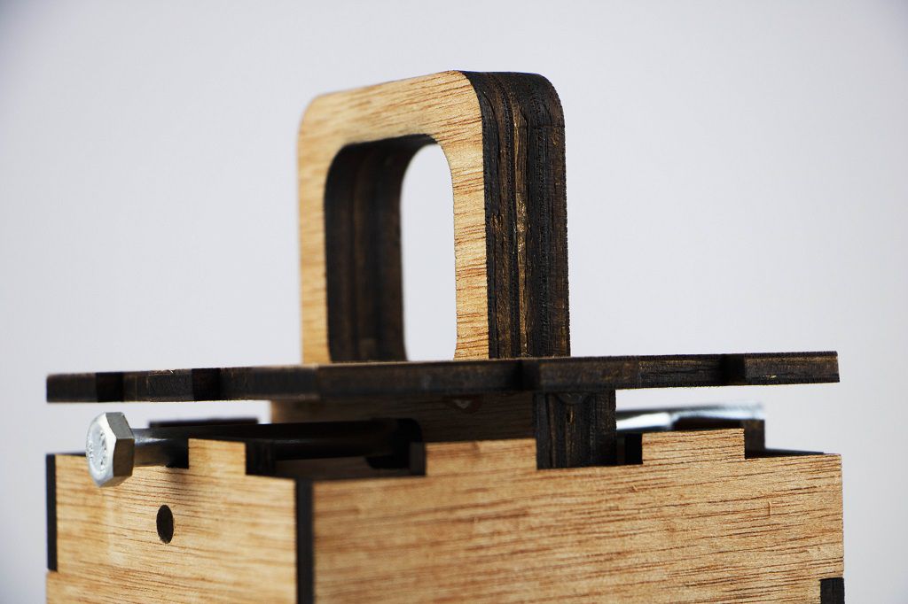 Laser Cut Poster Holder Box Vector