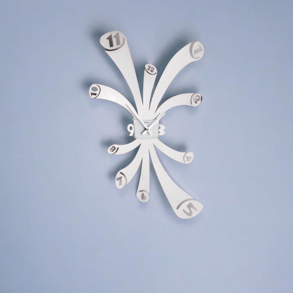 Laser Cut Creative Wood Wall Clock Vector