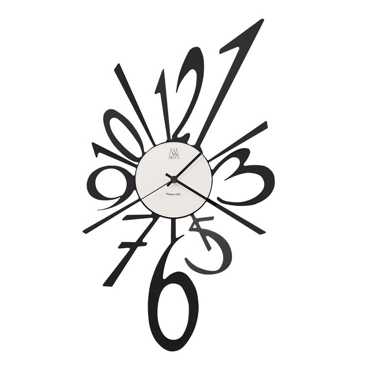 Laser Cut Wooden Big Bang Wall Clock Vector