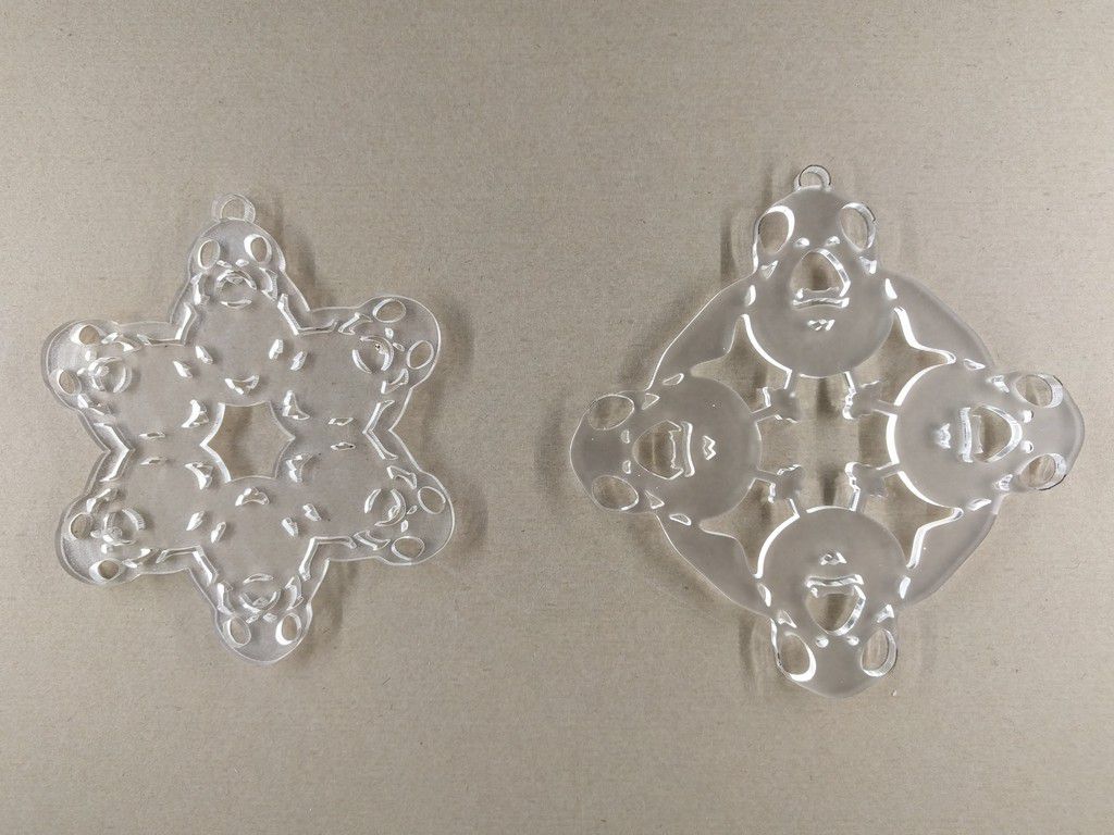 Laser Cut Star Wars Snowflakes Porgs for Christmas Decor Vector