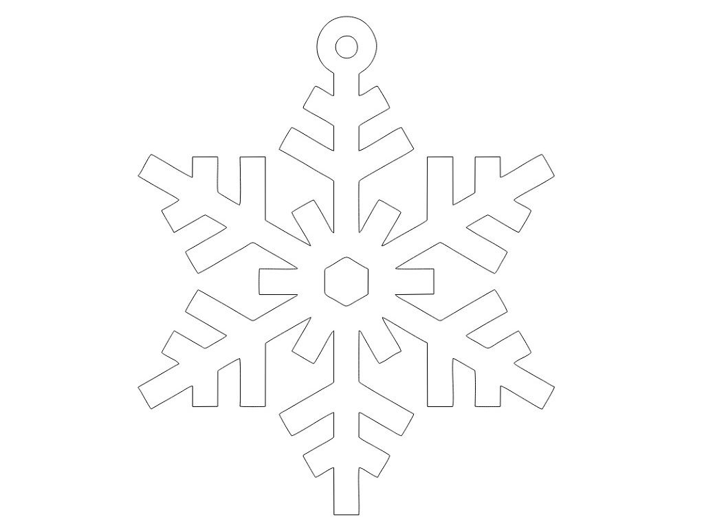 Laser Cut Christmas Snowflake Ornament CDR DXF SVG File Free Download ...