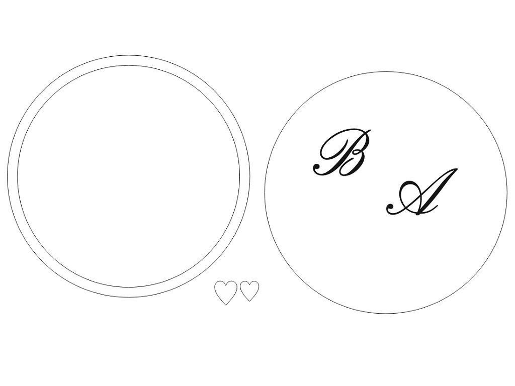 Laser Cut Wooden Wedding Ring Tray Vector