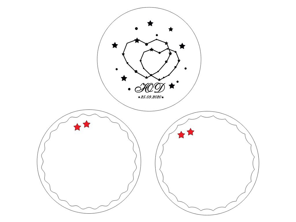 Laser Cut Engagement Ring Dish Vector