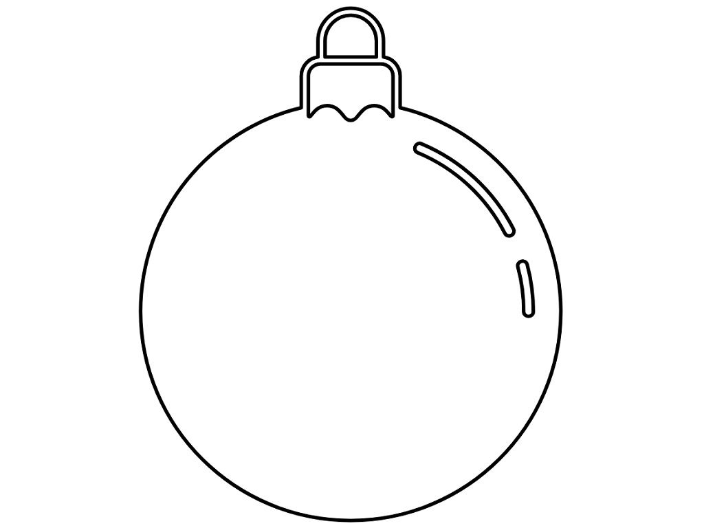 Laser Cut Christmas Tree Ball Ornament Vector