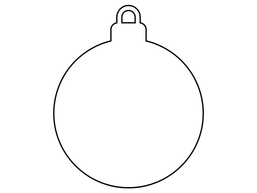Laser Cut Blank Christmas Ornament Shape Vector