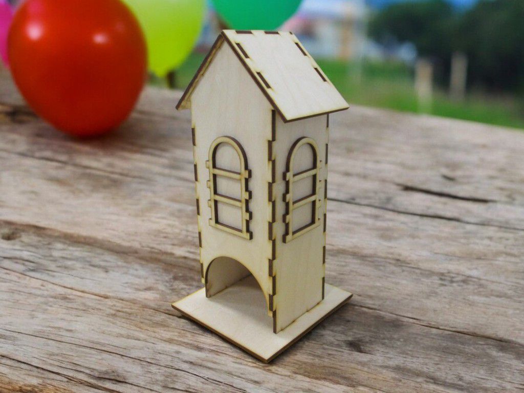 Laser Cut Tea Bag Dispenser Vector