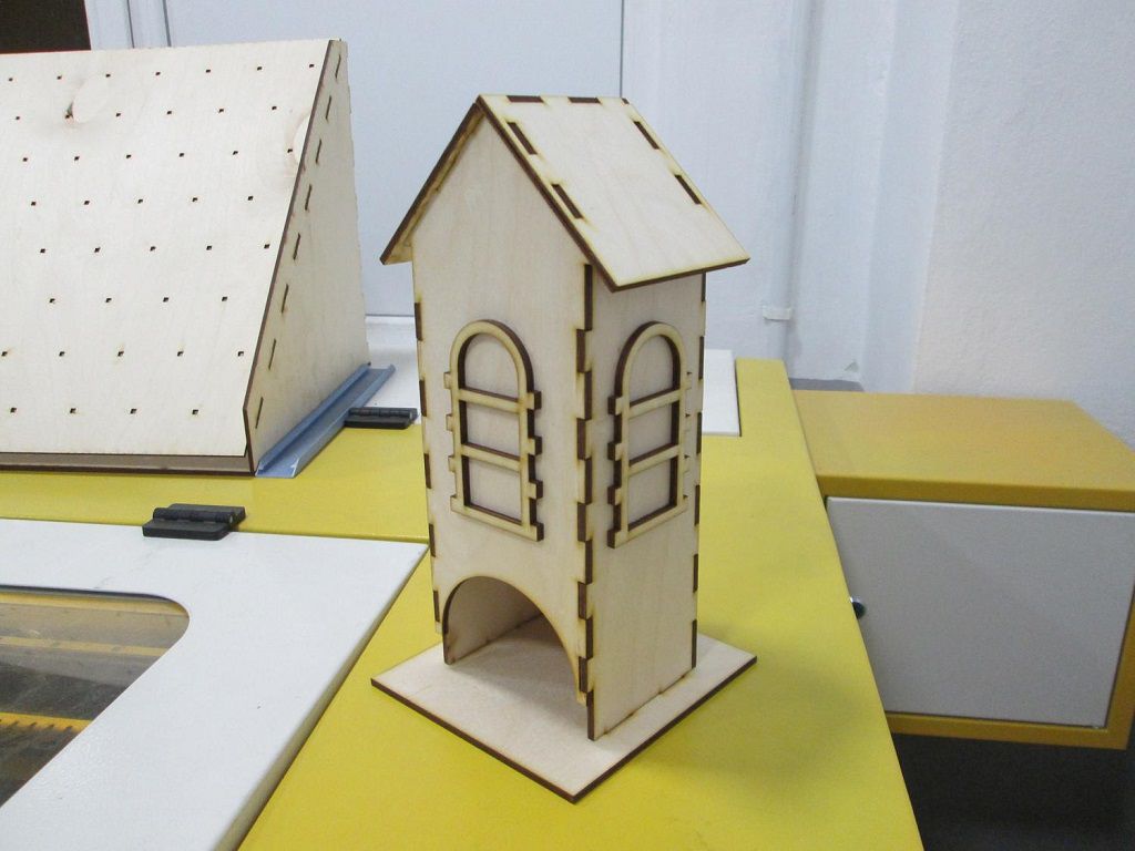 Laser Cut Tea Bag Dispenser Vector