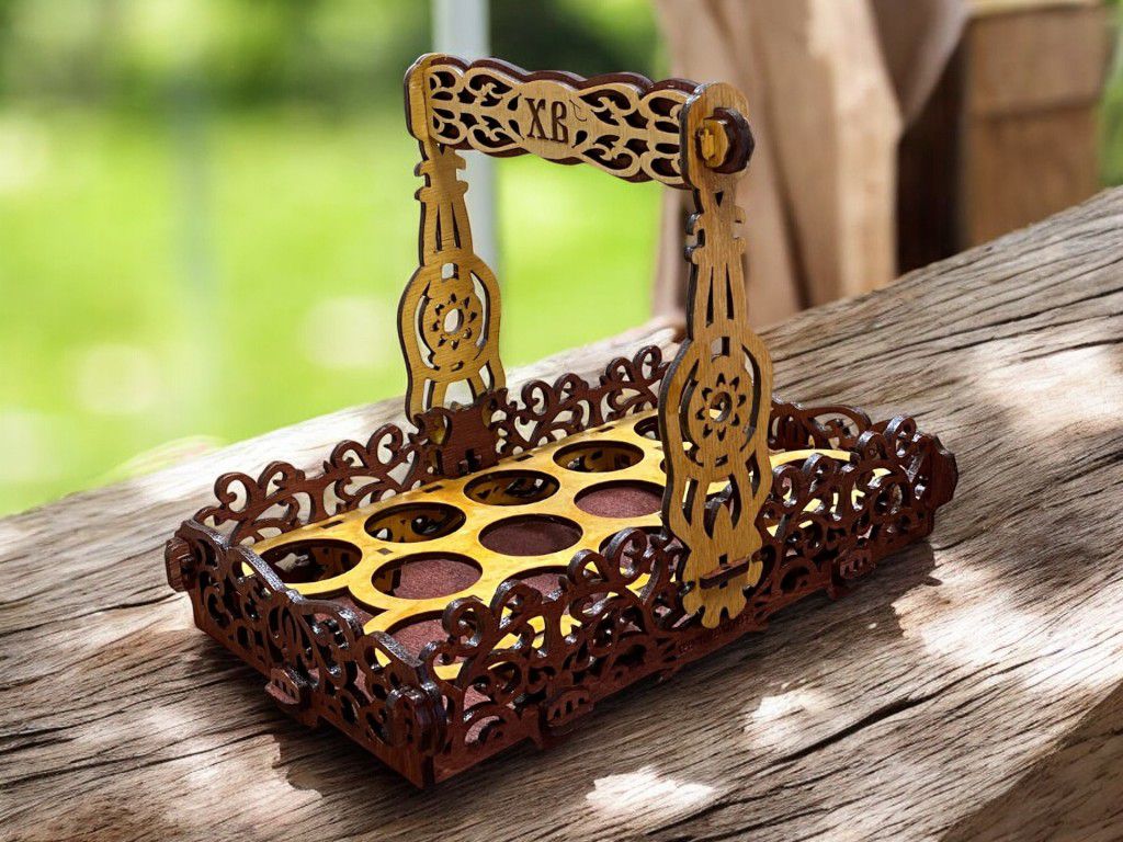 Laser Cut Decorative Easter Gift Basket Vector
