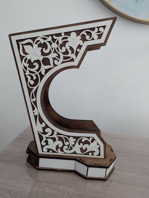 Laser Cut Decorative Holy Quran Box with Rehal CDR File Free Download ...