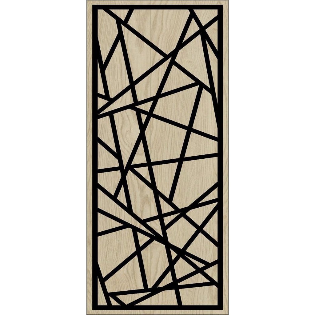 Laser Cut Geometric Decorative Screen Pattern