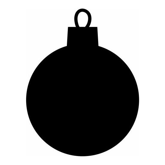 Laser Cut Christmas Blank Bauble for Craft Vector