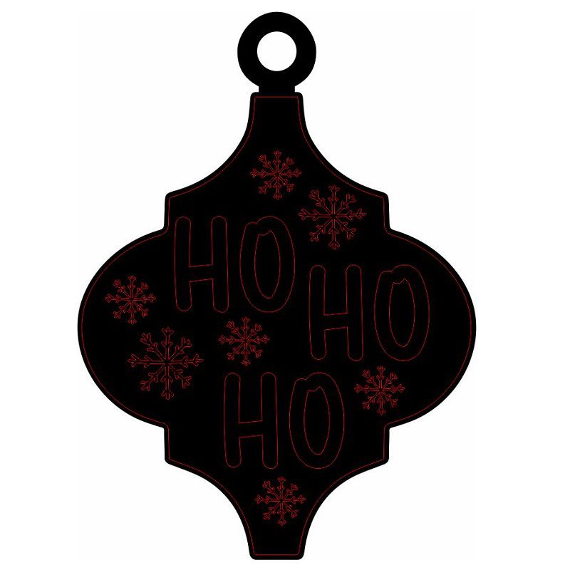 Laser Cut Arabesque Christmas Ornament Vector
