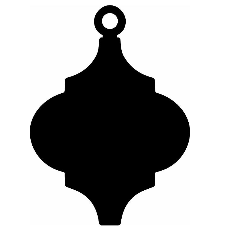 Laser Cut Blank Arabesque Tile Pattern Ornament Vector
