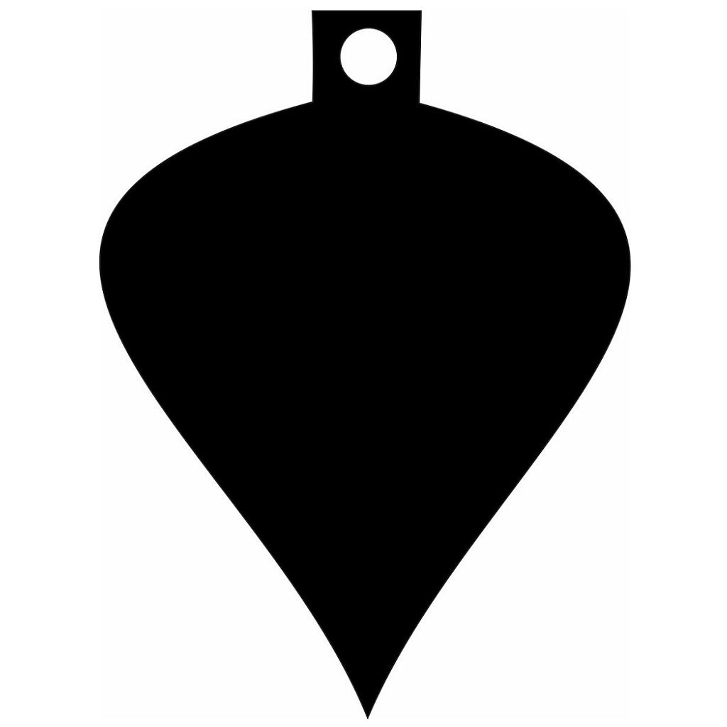 Laser Cut Wooden Christmas Bauble Craft Blank Decoration Vector