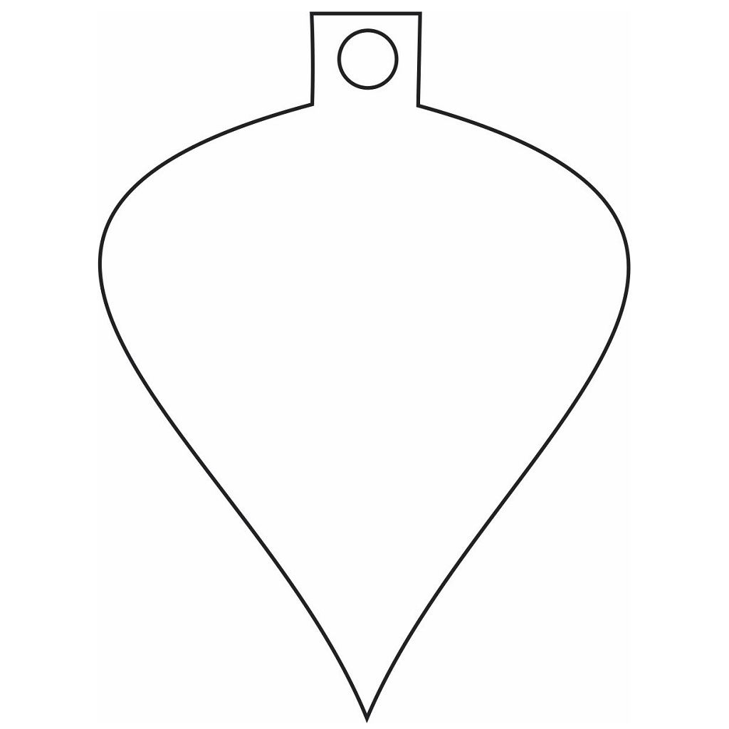 Laser Cut Wooden Christmas Bauble Craft Blank Decoration Vector