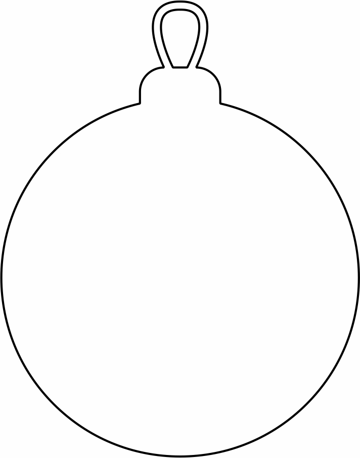 Laser Cut Christmas Craft Bauble Blank Vector