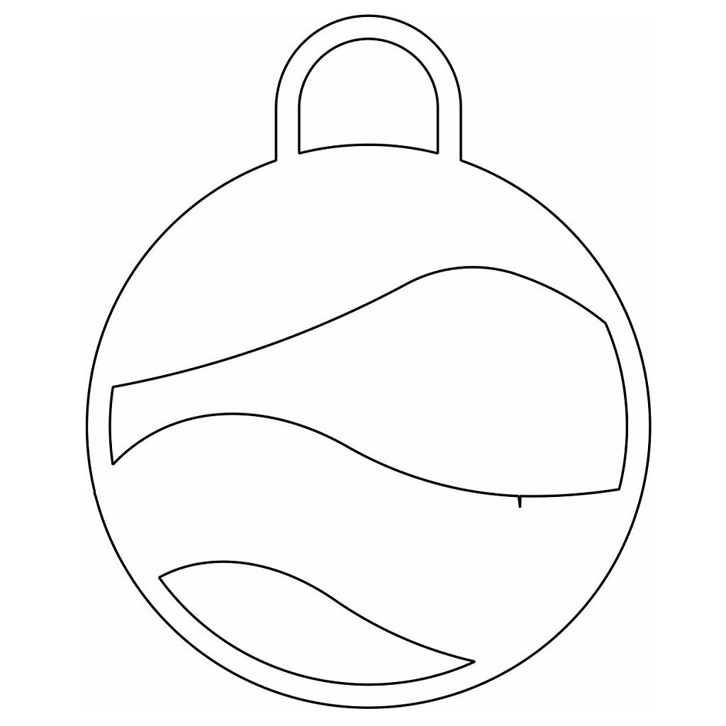 Laser Cut Christmas Decor Ball Vector