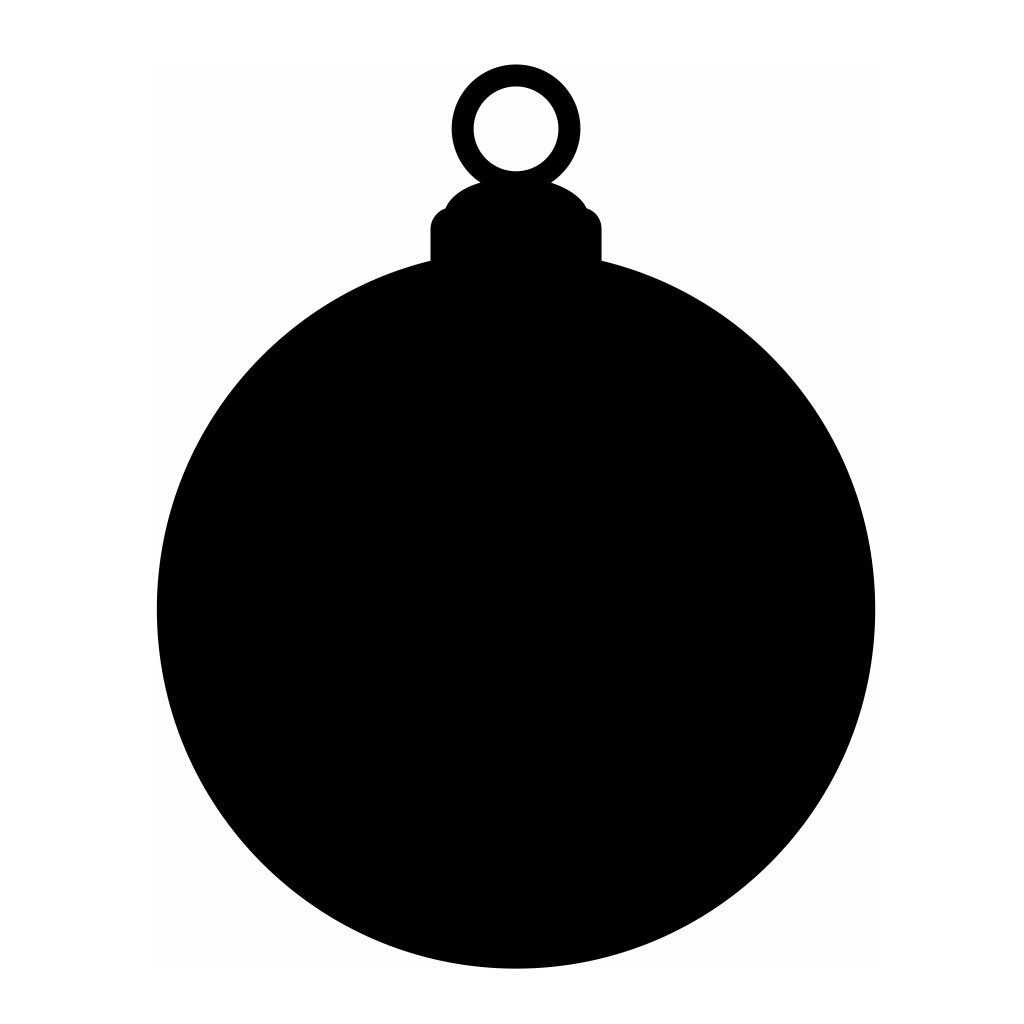Laser Cut Wooden Christmas Decoration Craft Vector
