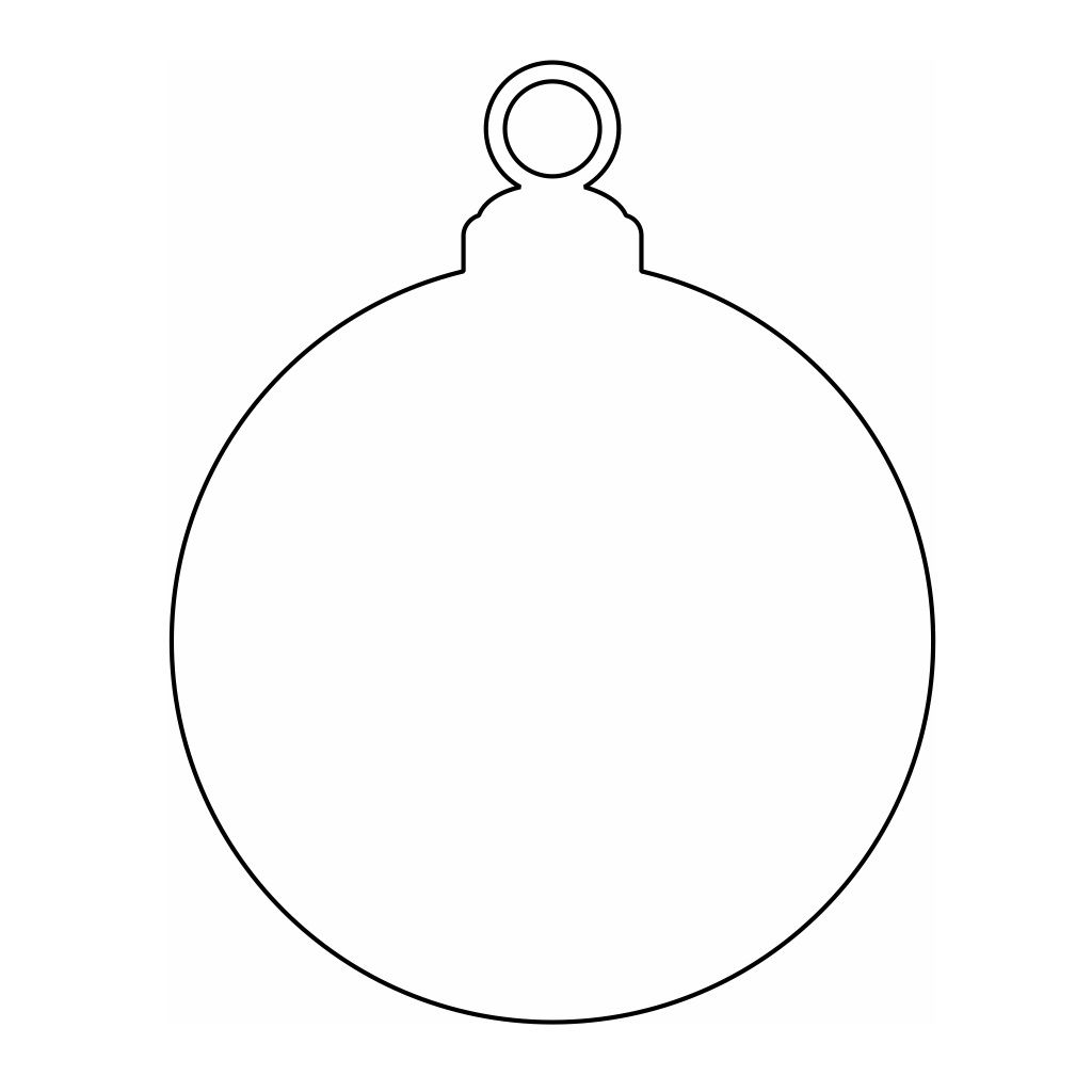 Laser Cut Wooden Christmas Decoration Craft Vector