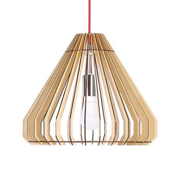 Ceiling Mount Wood Pendant Lighting Lamp Shade 3mm Laser Cut File
