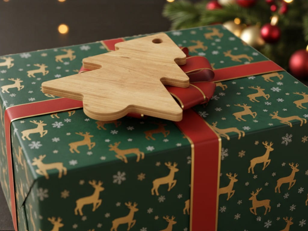 Laser Cut Christmas Tree Shaped Ornament