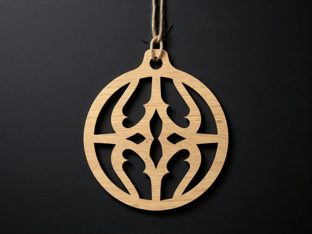 Laser Cut Decorative Christmas Ornament
