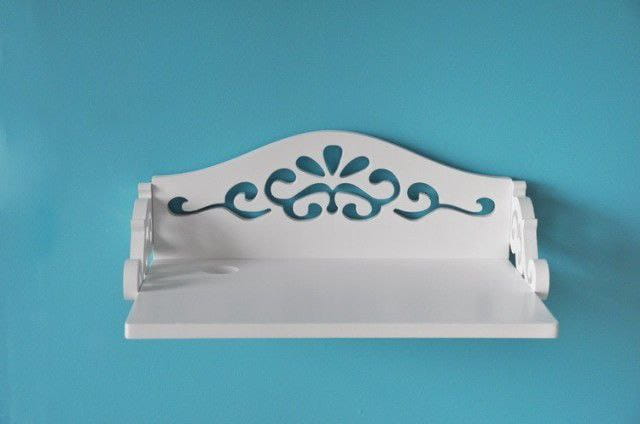 Laser Cut Set Top Box Wall Shelf