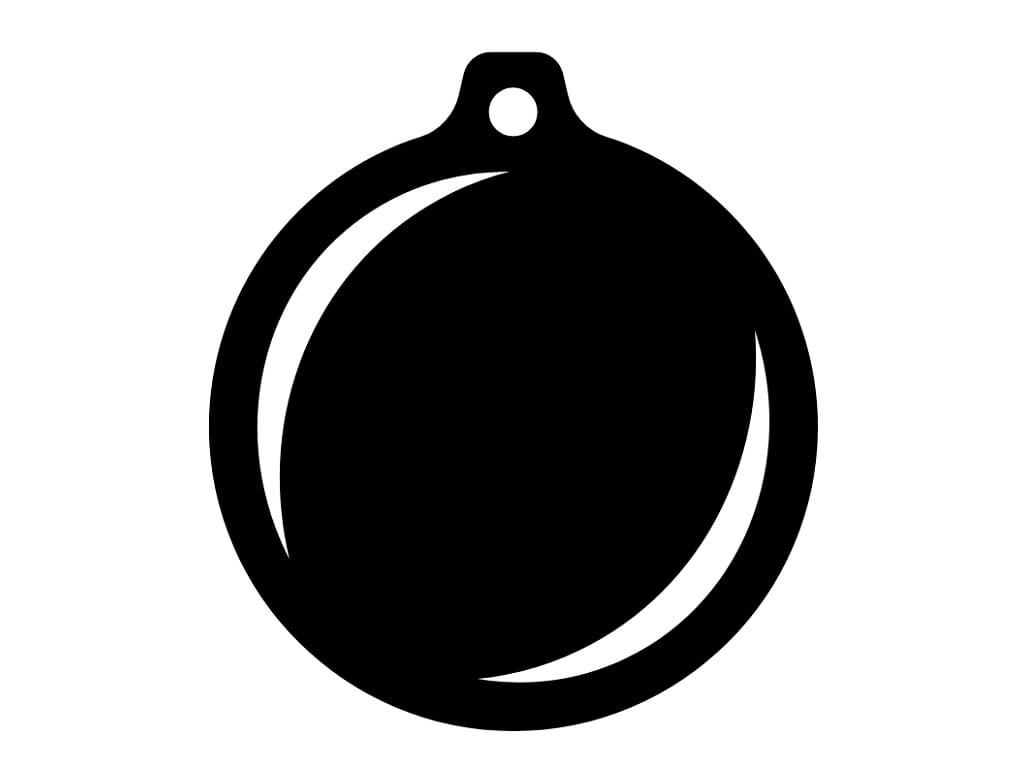 Laser Cut Christmas Holiday Ornament