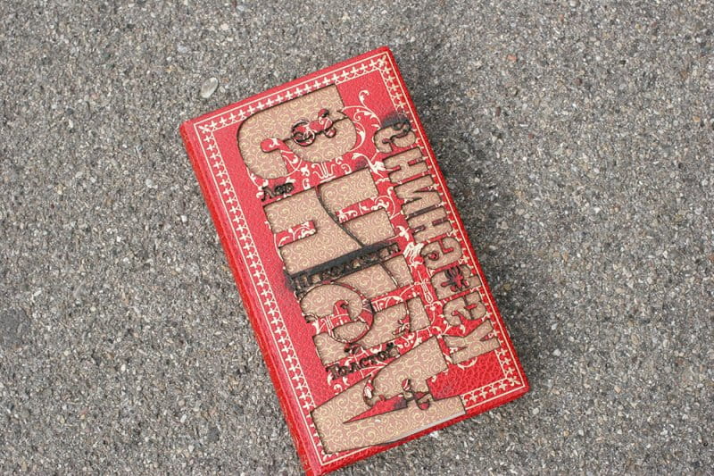 Laser Cut Modern Book Cover Design