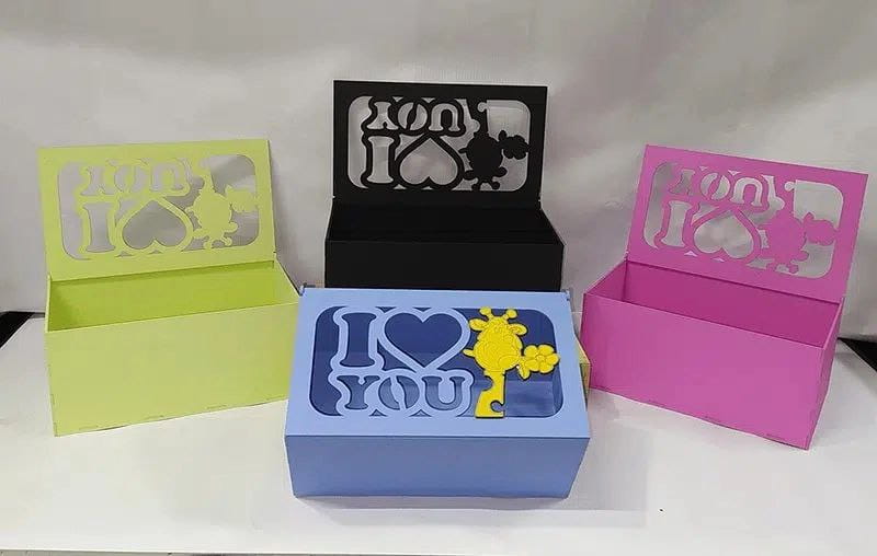 Laser Cut Love Gift Box Collection