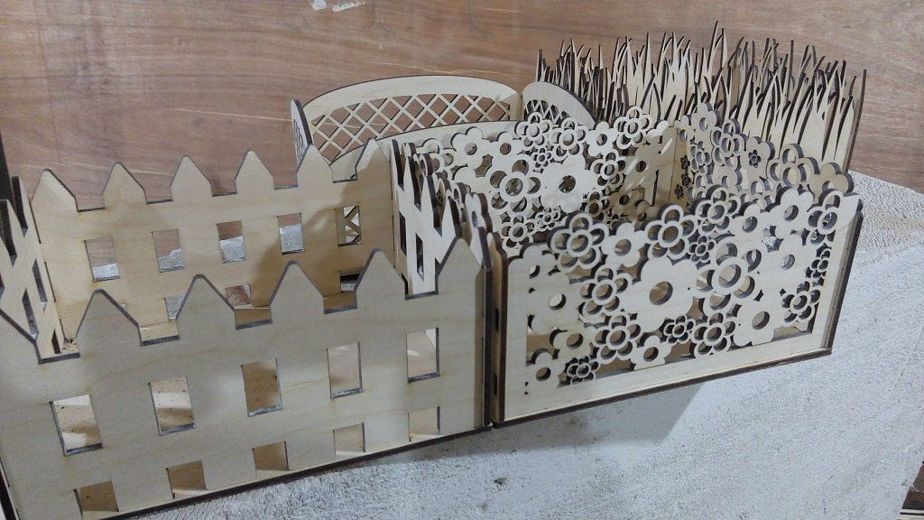 Laser Cut Wooden Decorative Storage Basket Collection