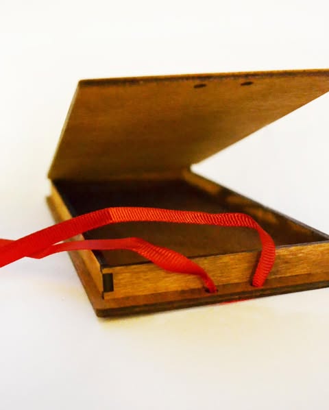 Laser Cut Wooden Birthday Money Envelope Cash Holder