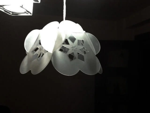 Laser Cut Acrylic Flower Pendant Lamp