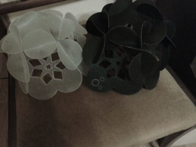 Laser Cut Acrylic Flower Pendant Lamp