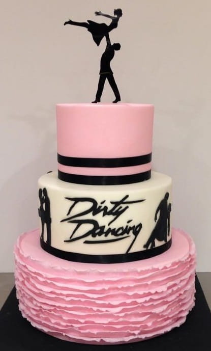 Laser Cut Dancing Couple Cake Topper