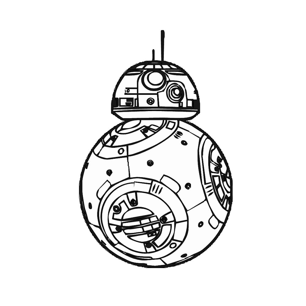 Laser Engraved Star Wars BB8 Acrylic Night Light