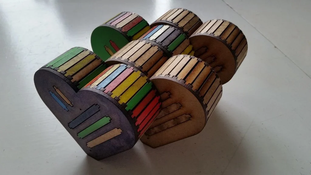 Laser Cut Wooden Heart Box