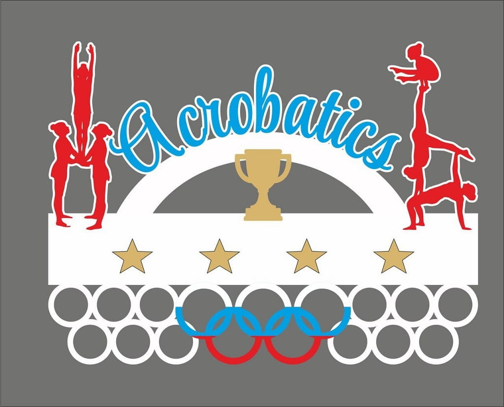 Laser Cut Wooden Acrobatics Medal Display Hanger CDR File Free Download ...