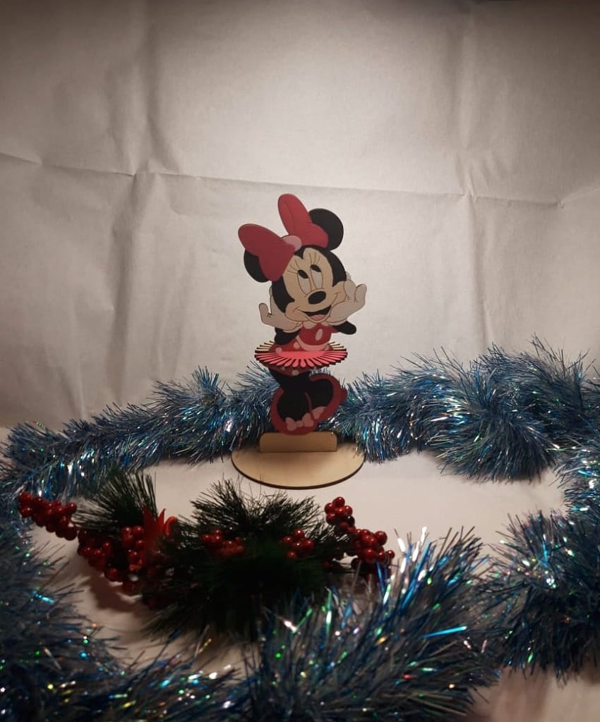 Laser Cut Minnie Mouse Napkin Holder | Kids Party Table Decor