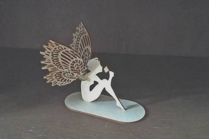 Laser Cut Fairy Angel Decor | Table and Shelf Home Decoration