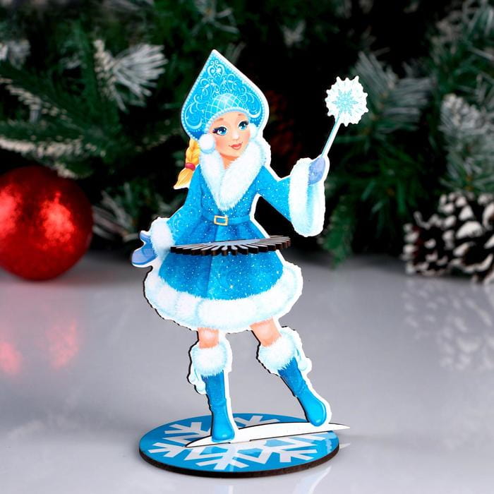 Laser Cut Russian Snow Maiden Napkin Holder