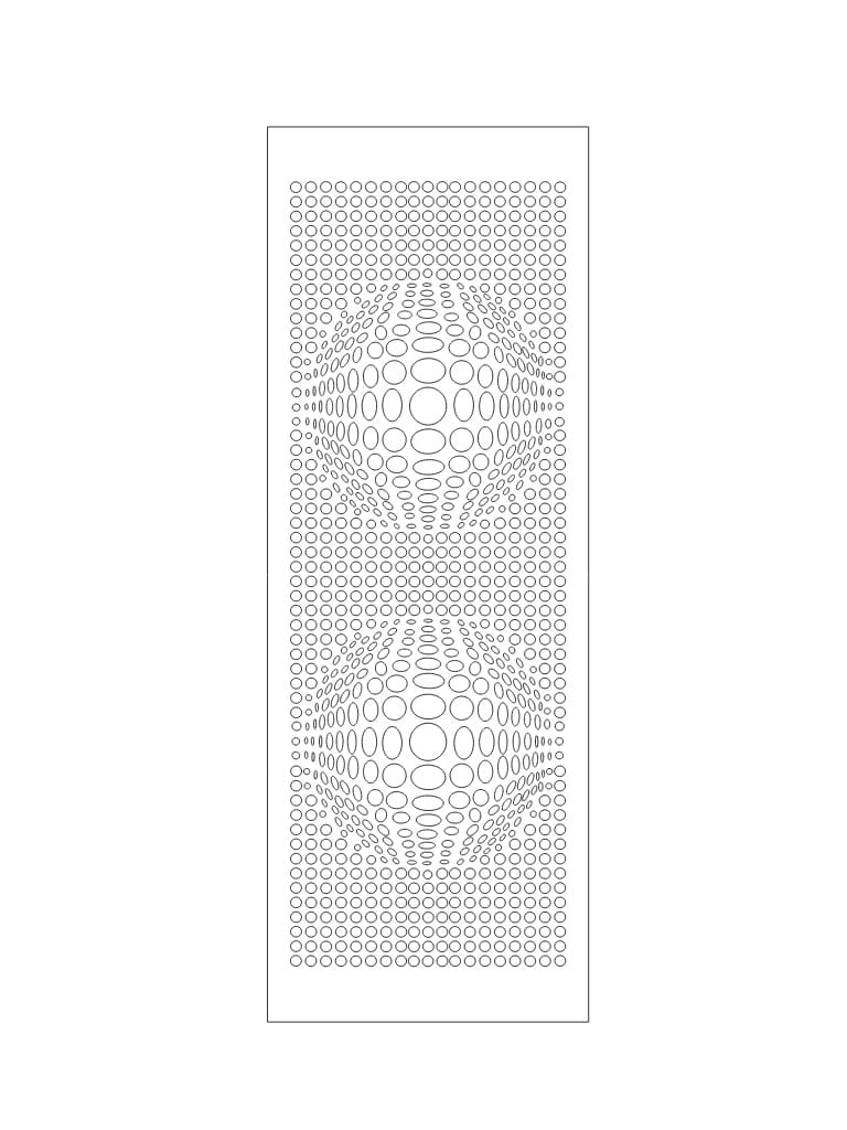 Laser Cut Decorative 3D Optical Illusion Panel