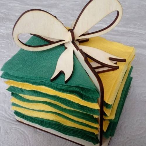 Laser Cut Gift Box Napkin Holder