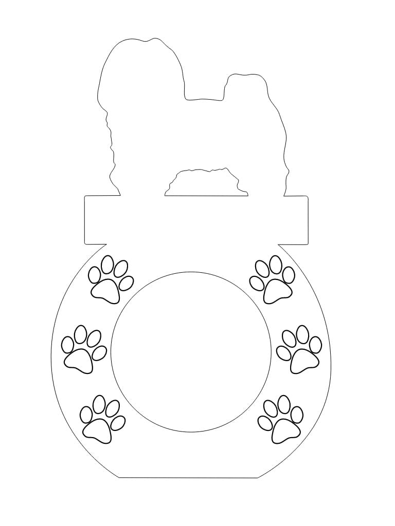 Laser Cut Personalized Dog Napkin Ring