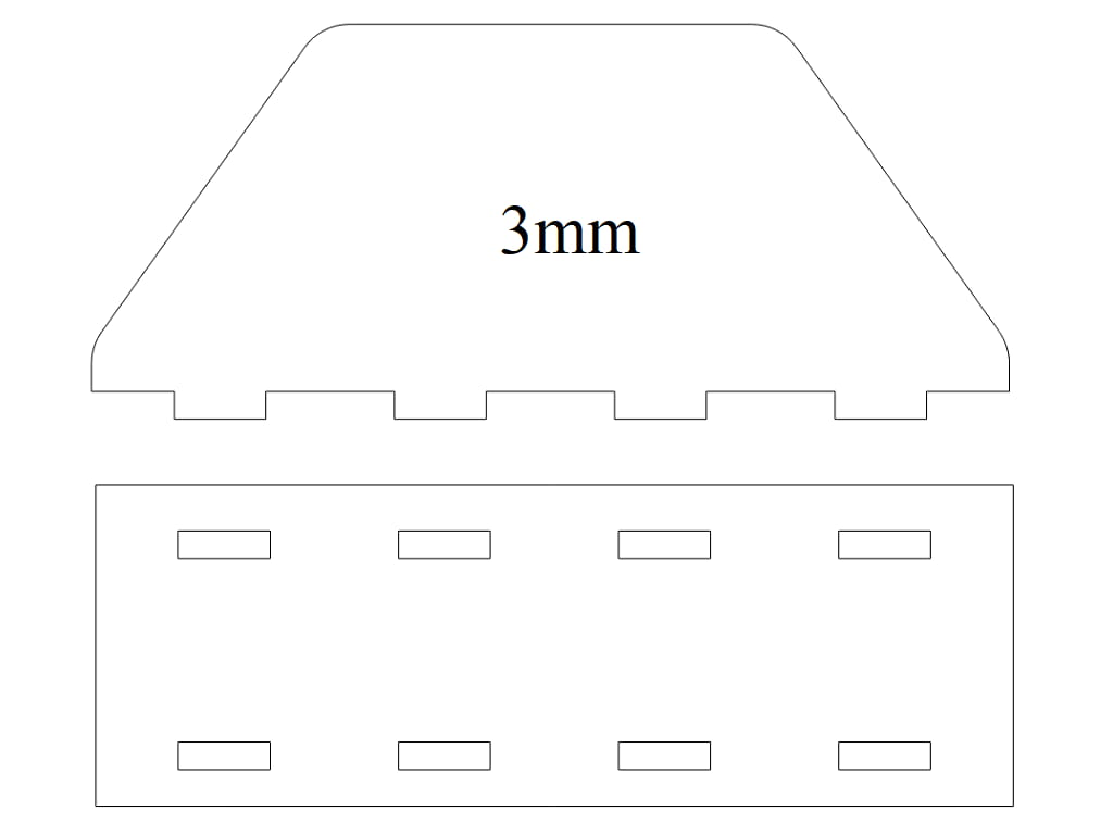 Laser Cut Dining Table Napkin Holder