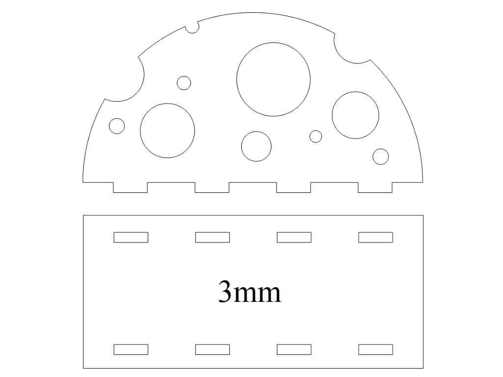 Laser Cut Wooden Napkin Holder for Table Decor