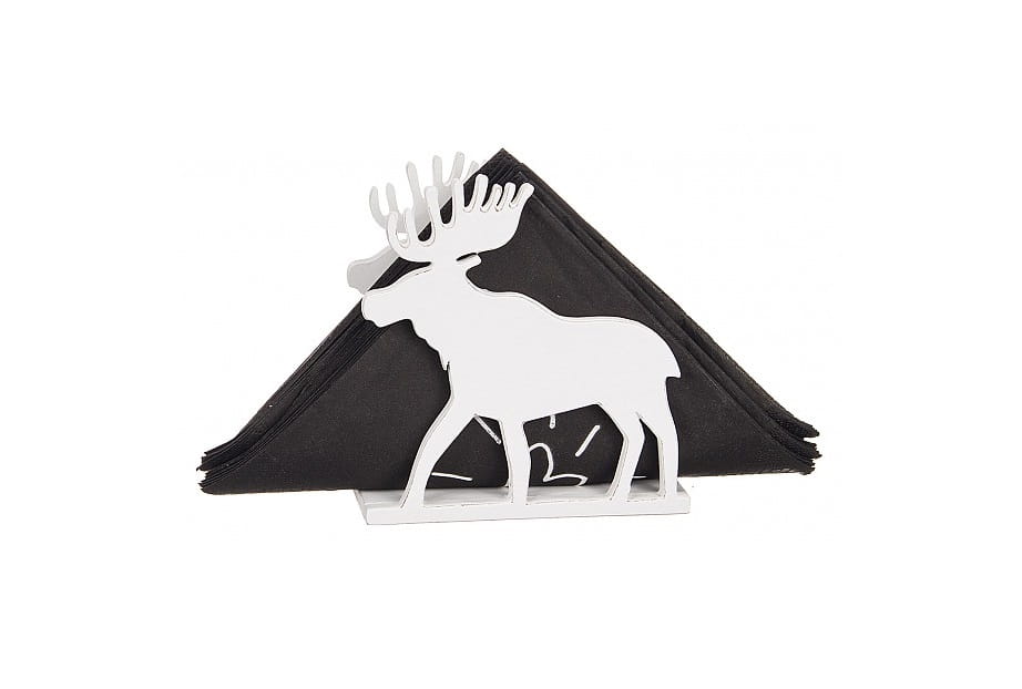 Laser Cut Wooden Moose Napkin Holder Decorative Tabletop Accessories
