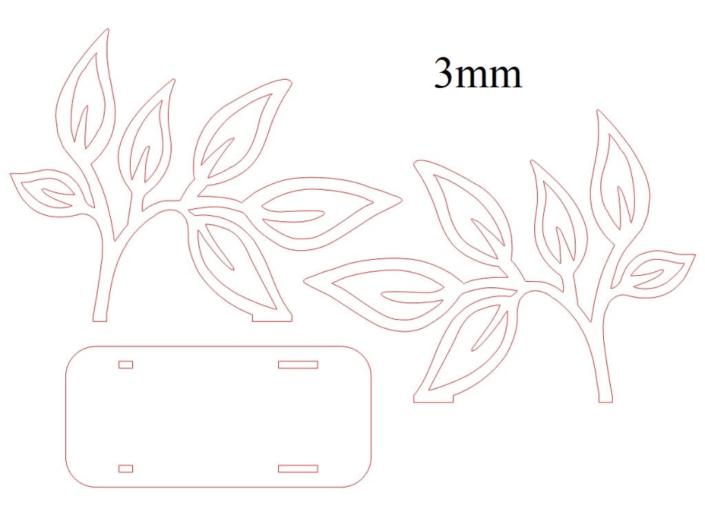 Laser Cut Wooden Flower Design Napkin Holder