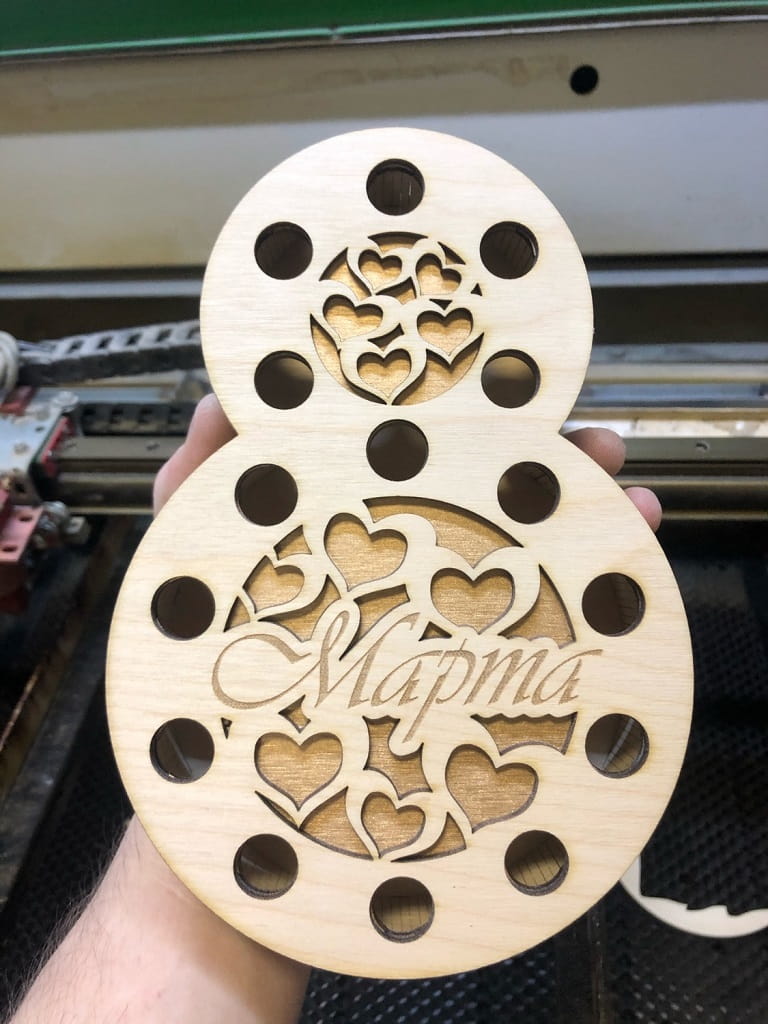 Laser Cut Number 8 Womens Day Gift Box