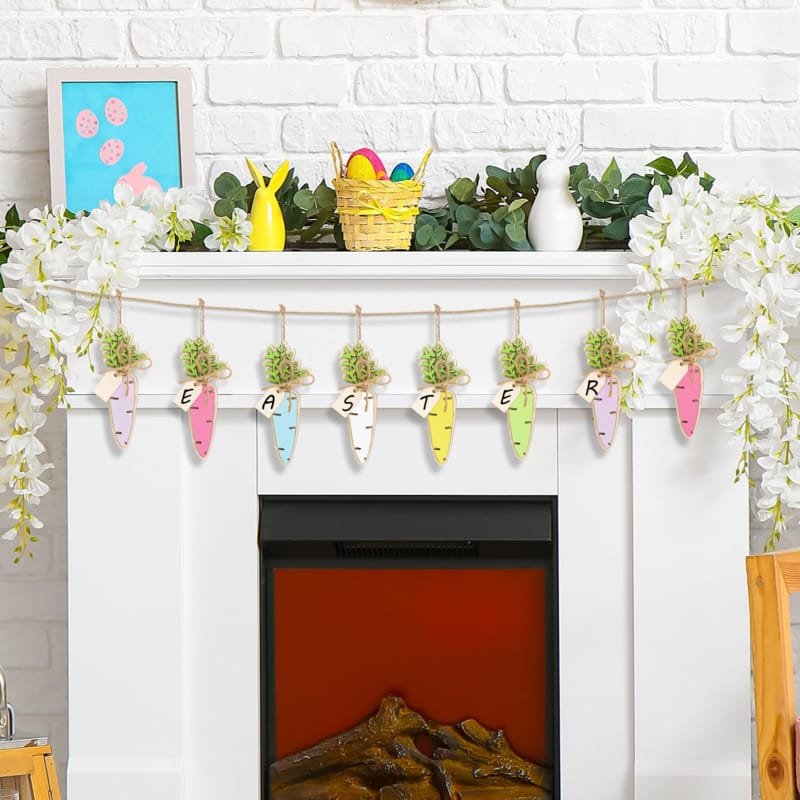Laser Cut Carrot Easter Basket Tag